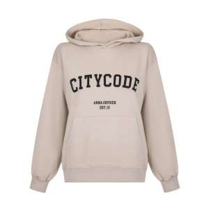 Bluza z kapturem  College Series zimy beż