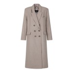 Double-Brested Heiley Coat Beige